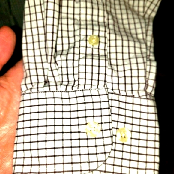 Black and White. Like new. Button down dress shirt - Picture 2 of 4